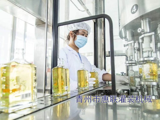 酒水灌装生产线案例现场