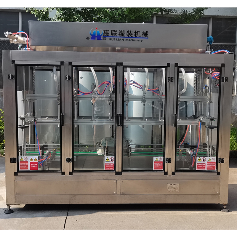 直线自流式液体灌装机